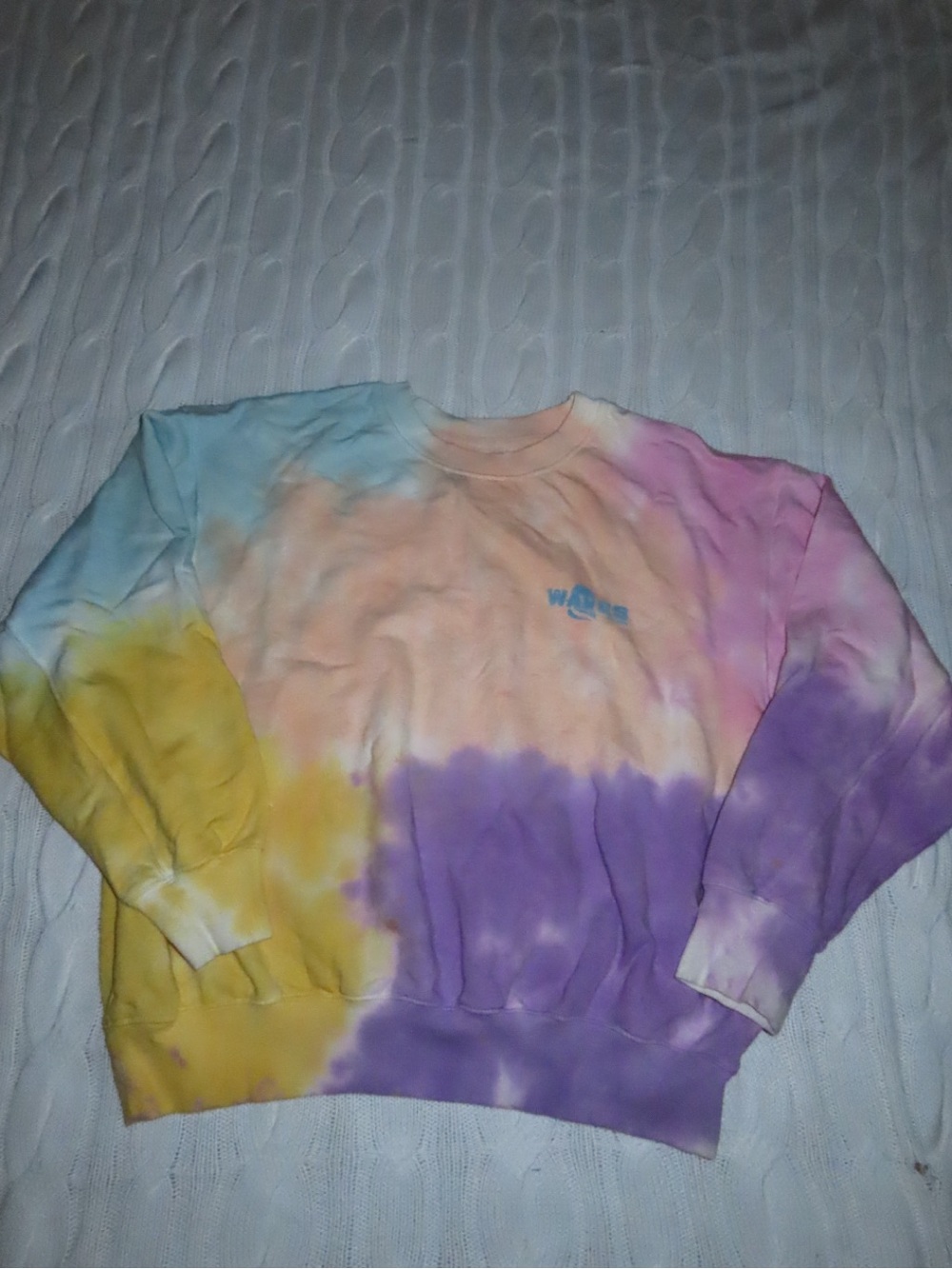 Billabong Pastel Tie-Dye Crewneck Sweater